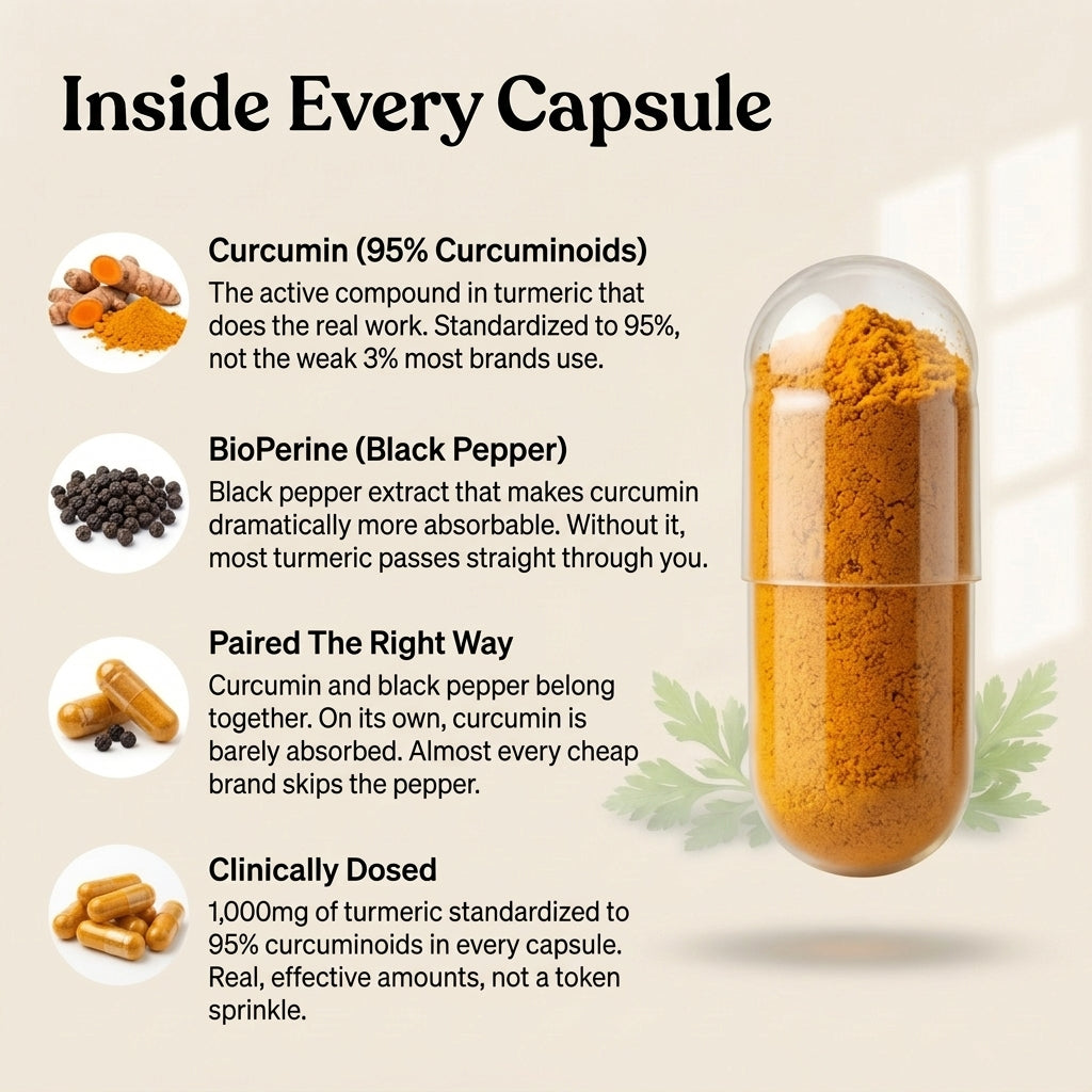 Pureveen Turmeric Curcumium 95% 3x Quantity