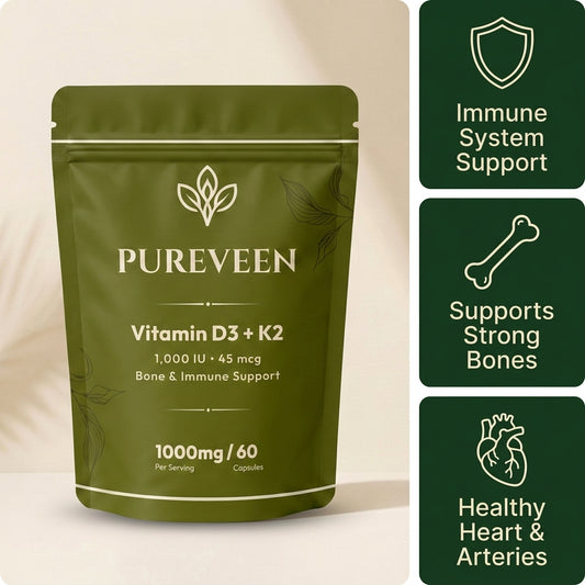 Pureveen D3 + K2 3x quantity